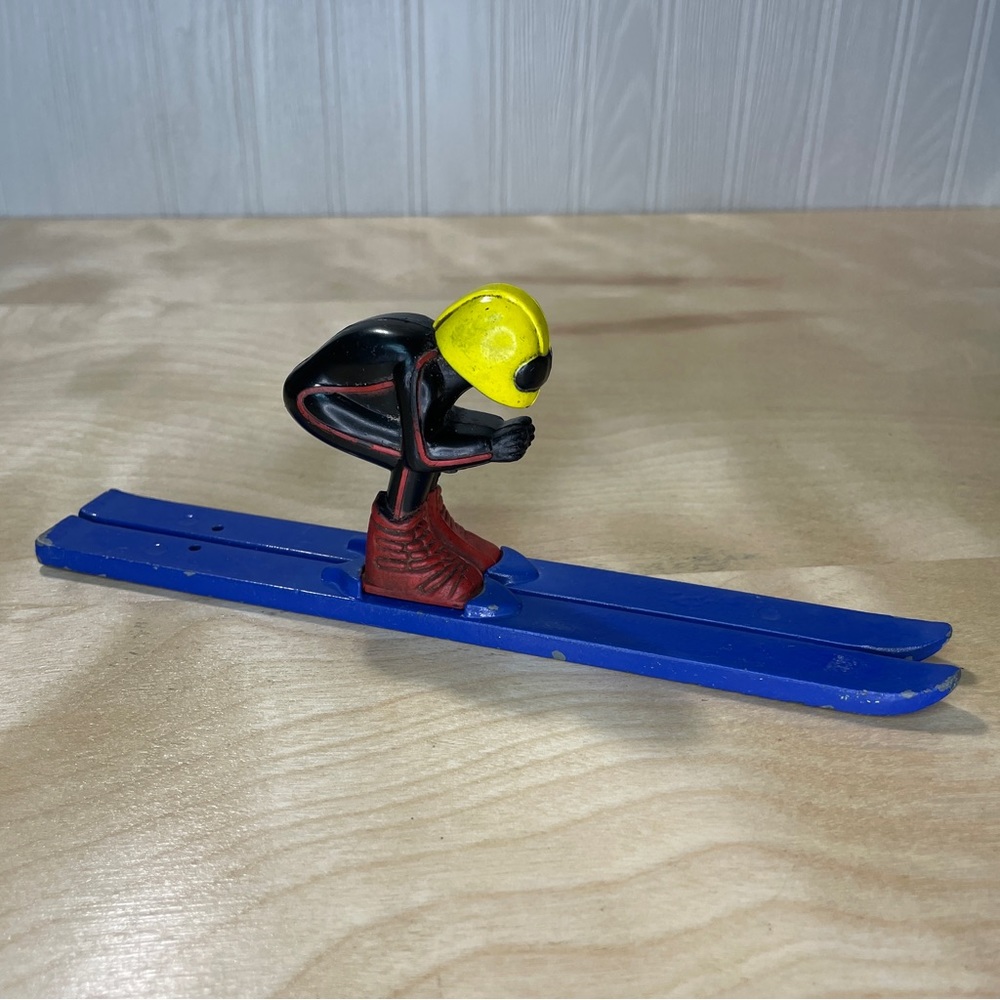 Vintage Norwegian Speed Skier Toy - Picture 2 of 12